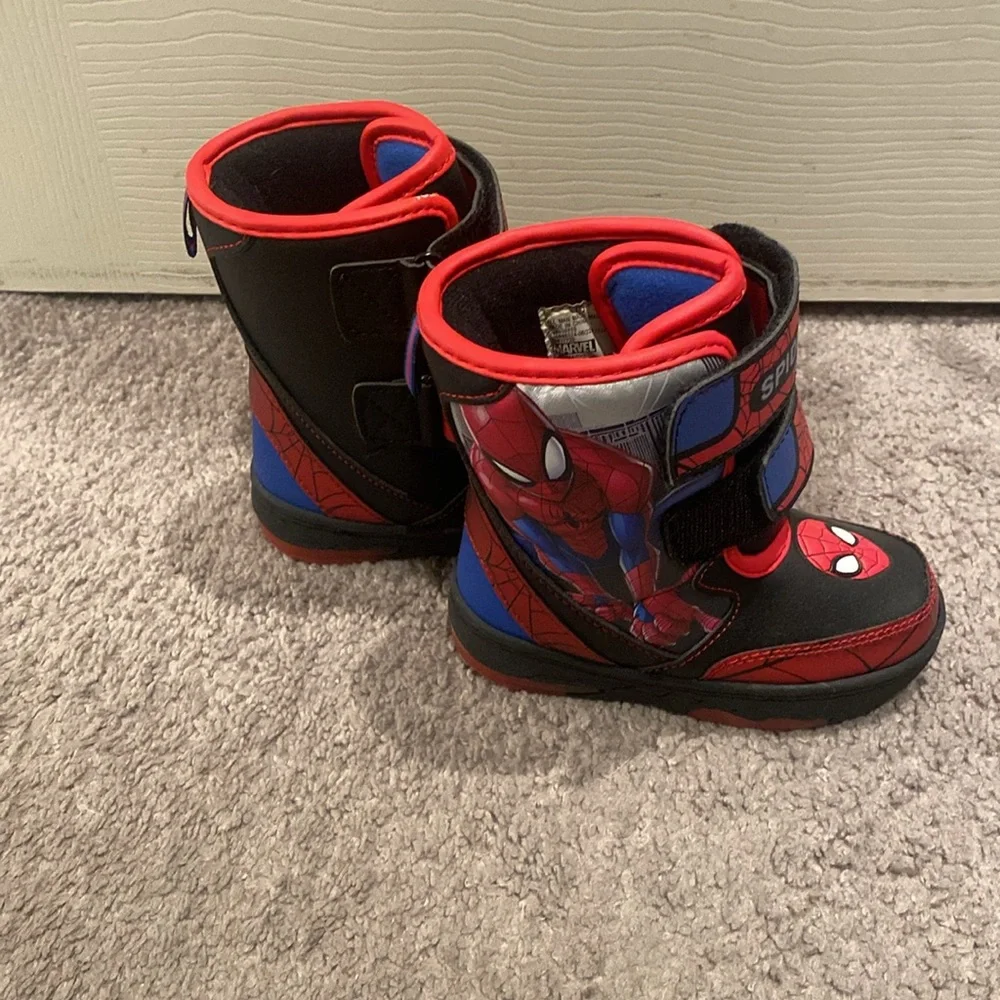 Spider-Man snow boots baby boy